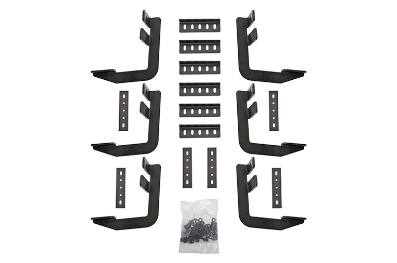 Ram Ram Running Board Bracket Kit - Dee Zee - Rough Step - Black - `19-`23